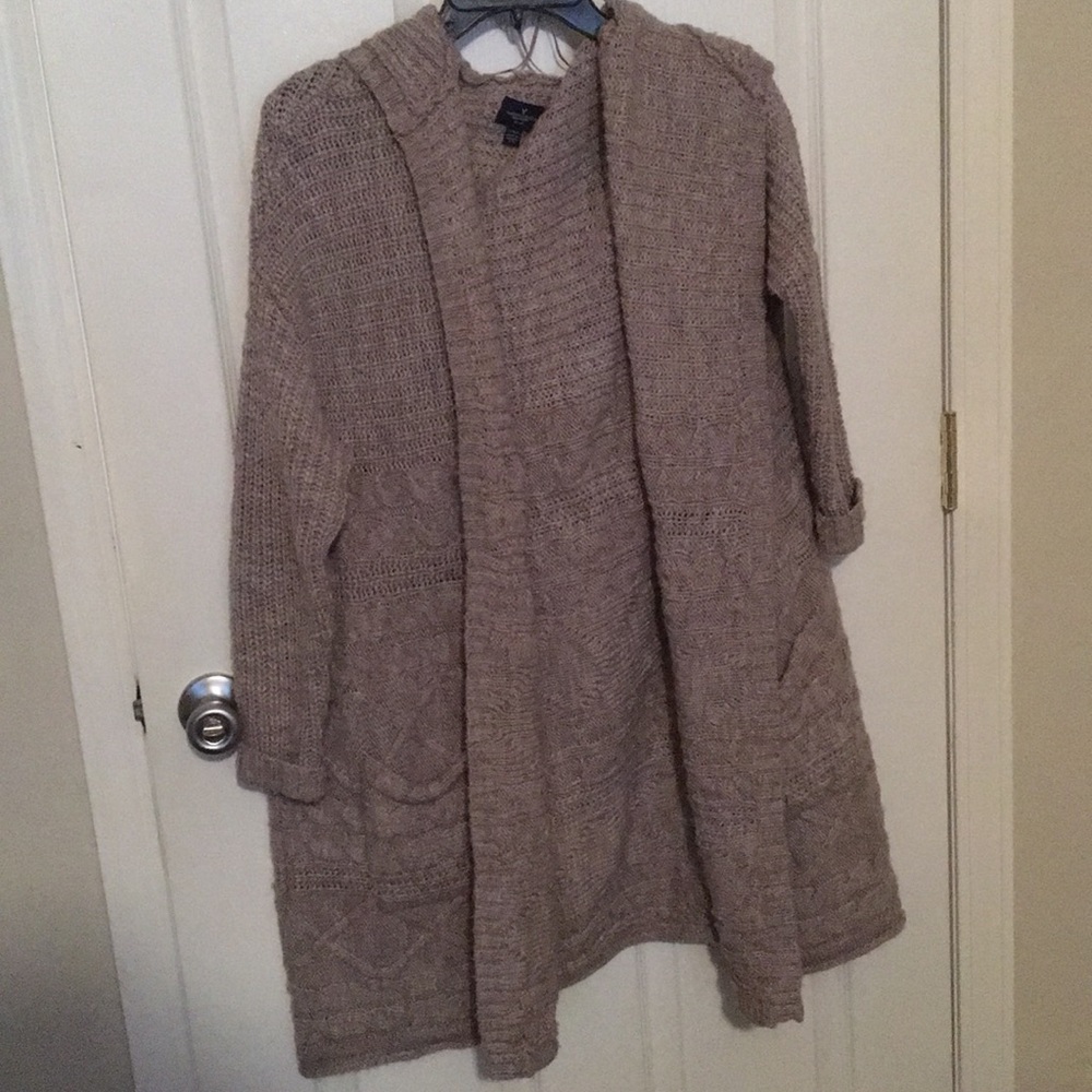 Hooded Sweater Cardigan